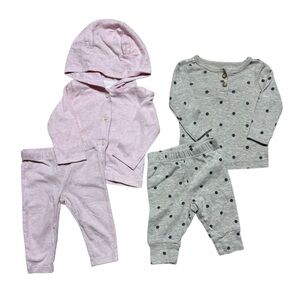 Carter’s | Baby Girl Matching Sets Outfit Bundle | 3M